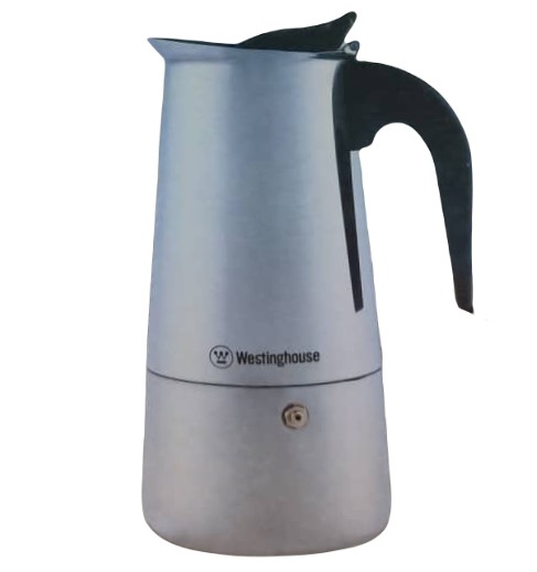 Cafetera Greca Westinghouse 4 Tazas Plateado