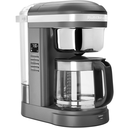 Cafetera Kitchenaid 12 Tazas Programable Cabezal De Ducha En Espiral Y Placa Calentadora Gris Mate