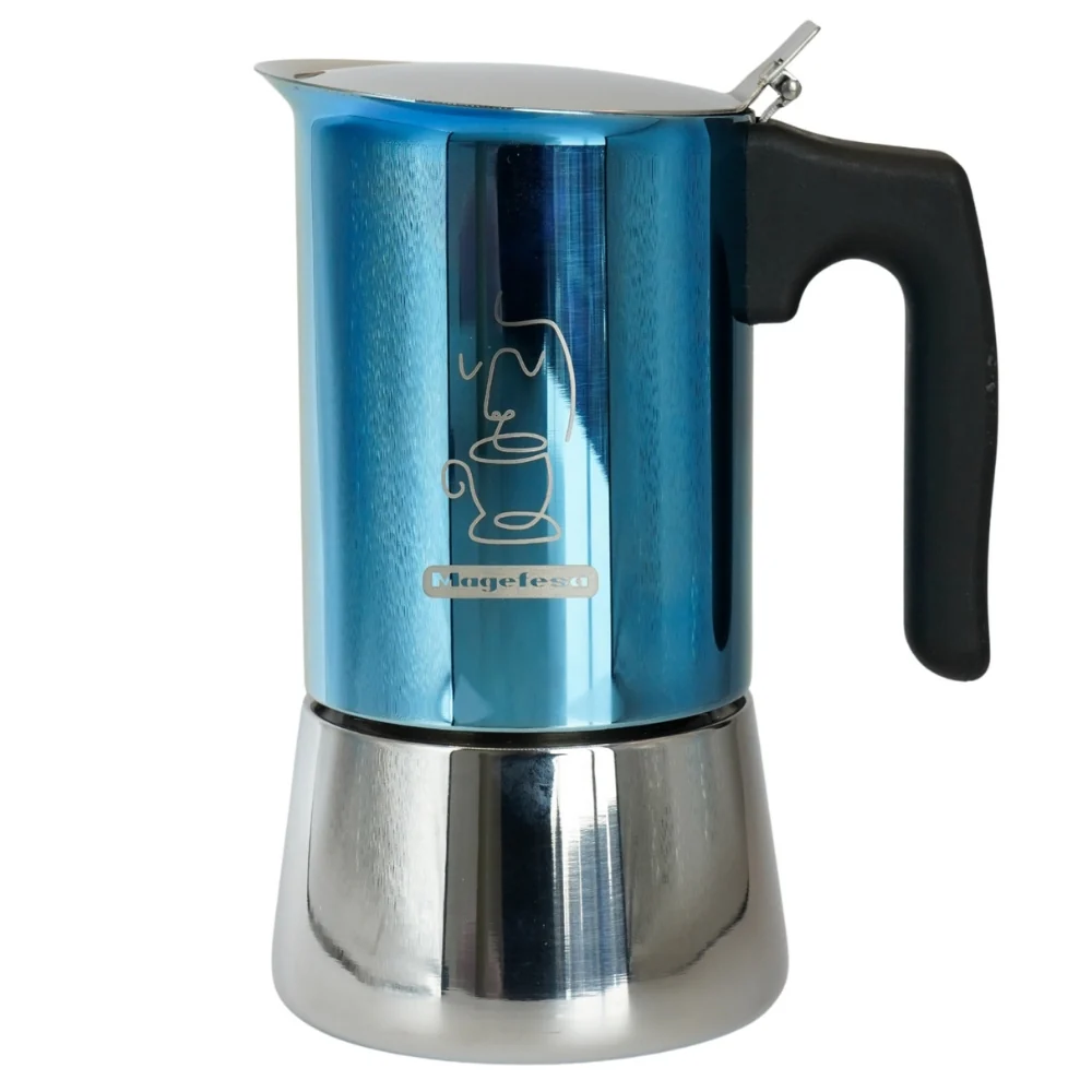 Cafetera Magefesa Italiana Giulia 6 Tazas De Induccion Cobre Y Acero