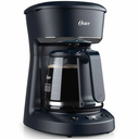 Cafetera Oster 12 Tazas Programable Pantalla LED Funcion De Pausa Y Servir Negro