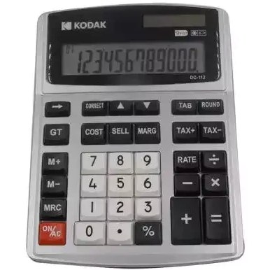 Calculadora Kodak 12 Digitos Funciones Raiz Cuadrada Impuestos Y Gt Gris