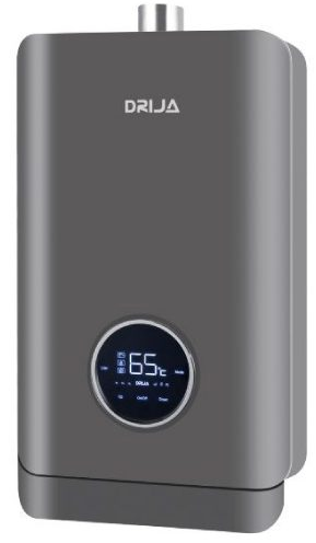 Calentador De Agua Drija A Gas 13 Lts Panel Digital Control Automatico 26KW 110V Gris