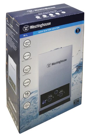 Calentador De Agua Westinghouse A Gas 16Lts