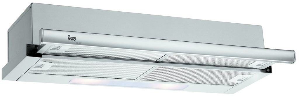 Campana De Gabinete 90 Cm Teka Extensible Con Motor Doble Turbina Acero
