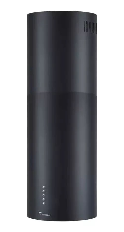 Campana De Isla 35 Cm Tecnolam Cilindrica Negro