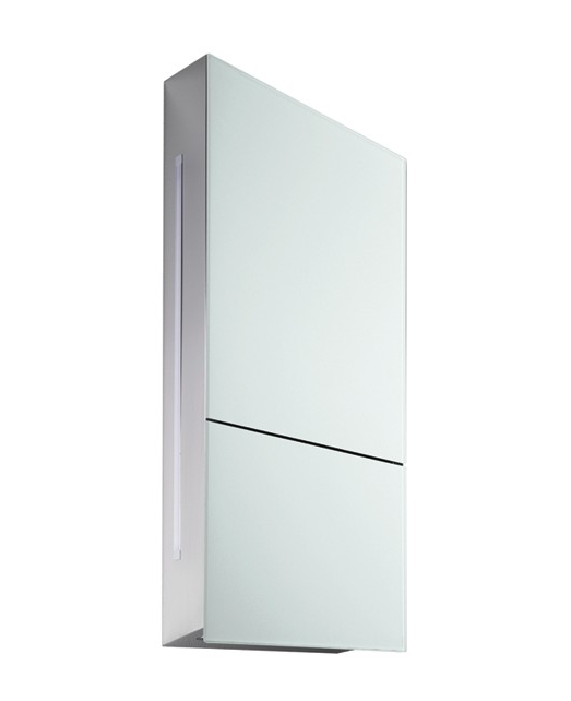 Campana De Pared 60 Cm Falmec Ghost Vidrio Blanco 220V