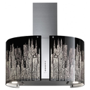 Campana De Pared 67 Cm Falmec Manhattan Vidrio Acero