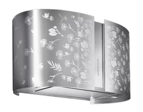 Campana De Pared 67 Cm Falmec Miramoon Vidrio Acero