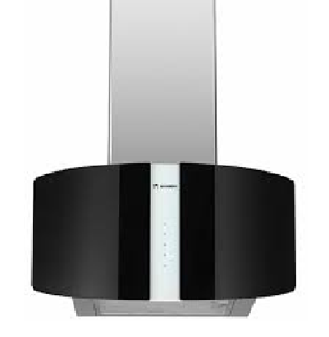 Campana De Pared 70 Cm Tecnolam Moon Vitroceramica Negro