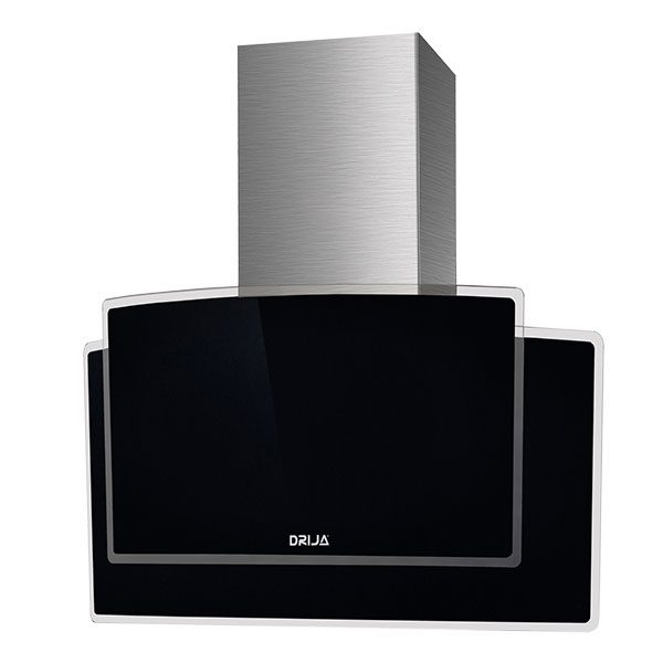 Campana De Pared 76 Cm Drija De Urano Vidrio Negro