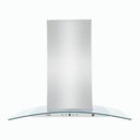 Campana De Pared 90 Cm GE Vidrio Curvo Acero