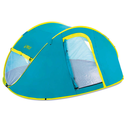 Carpa Bestway Pavillo Para 4 Personas Armado Facil Turquesa Y Amarillo
