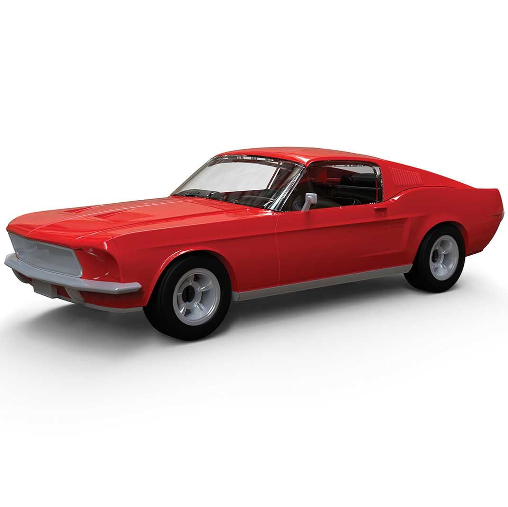 Carro Airfix De Construccion Ford Mustang GT 1968 Rojo