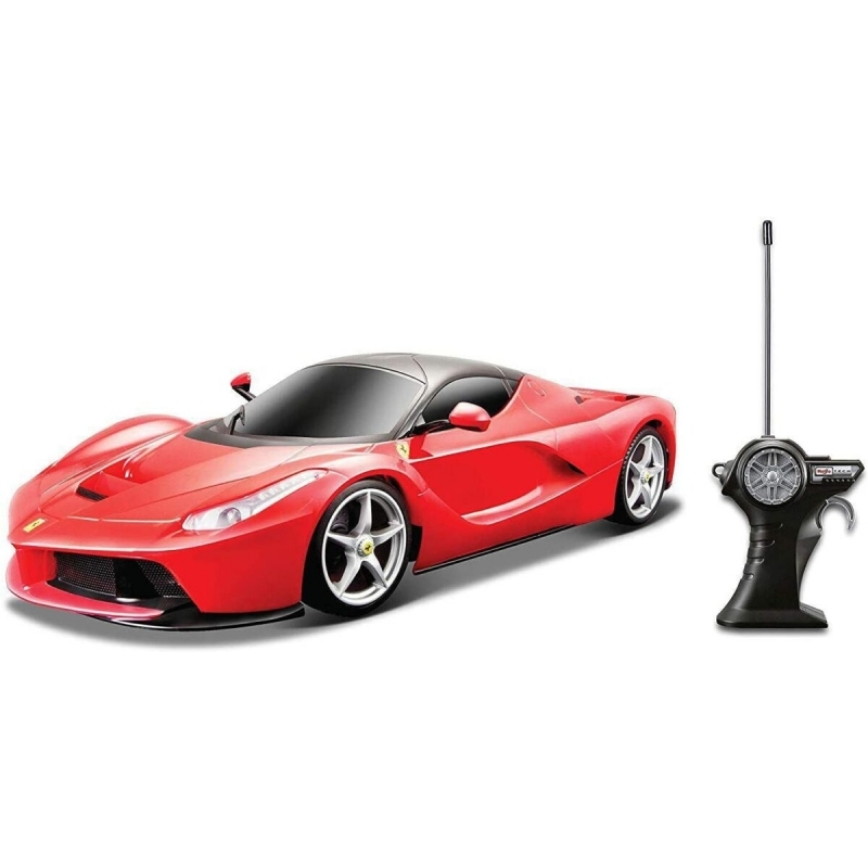 Carro Maisto Laferrari Con Control Remoto Rojo