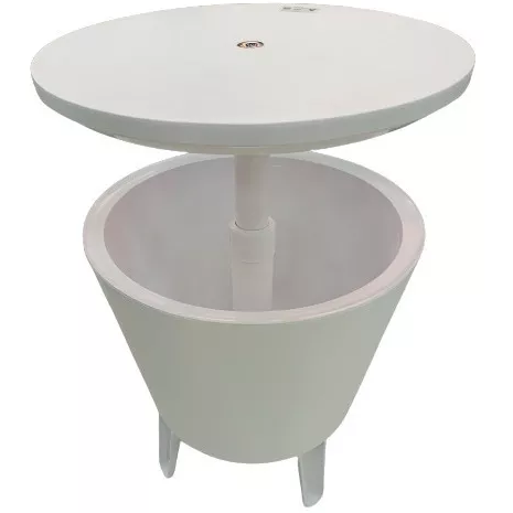 Cava Y Mesa Keter 2 En 1 Para Exteriores Blanco 211235