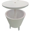 Cava Y Mesa Keter 2 En 1 Para Exteriores Blanco 211235