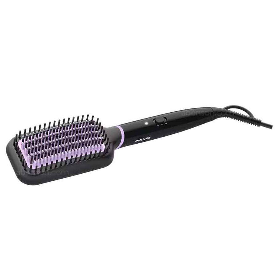 Cepillo Alisador Philips De Ceramica Y Turmalina Thermoprotec 2 Temperaturas 392°F Negro