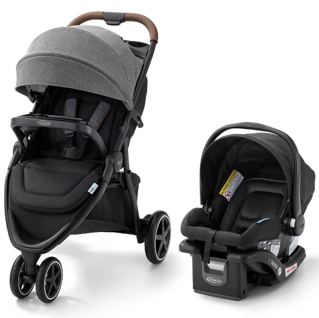 Coche Graco Outpace LX Con Portabebe Para Vehiculo 3 Ruedas Negro