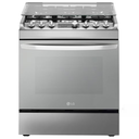 Cocina A Gas LG 76 Cm Easy Clean Y Bloqueo Automatico de Gas Acero