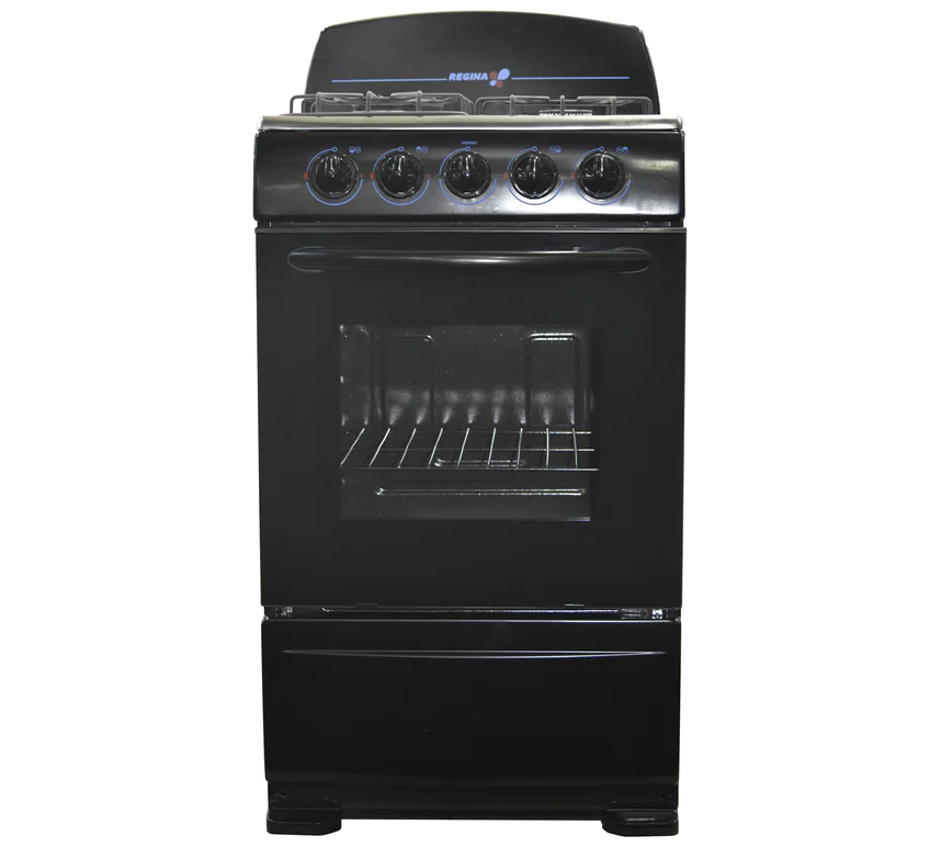 Cocina A Gas Regina 50 Cm Negro