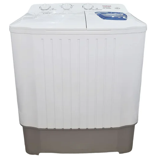 Lavadora Semi Automatica 6 Kg Newkool Doble Tina Blanco Y Gris