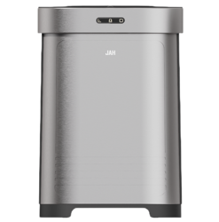 Papelera Swiss Home 60 Lts Con Tapa Sensor De Apertura Plateado