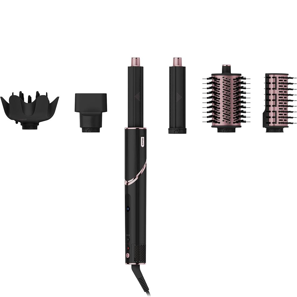 Multiestilizador Shark FlexStyle Para Secar Rizar Alisar Y Dar Volumen Con Acc Negro