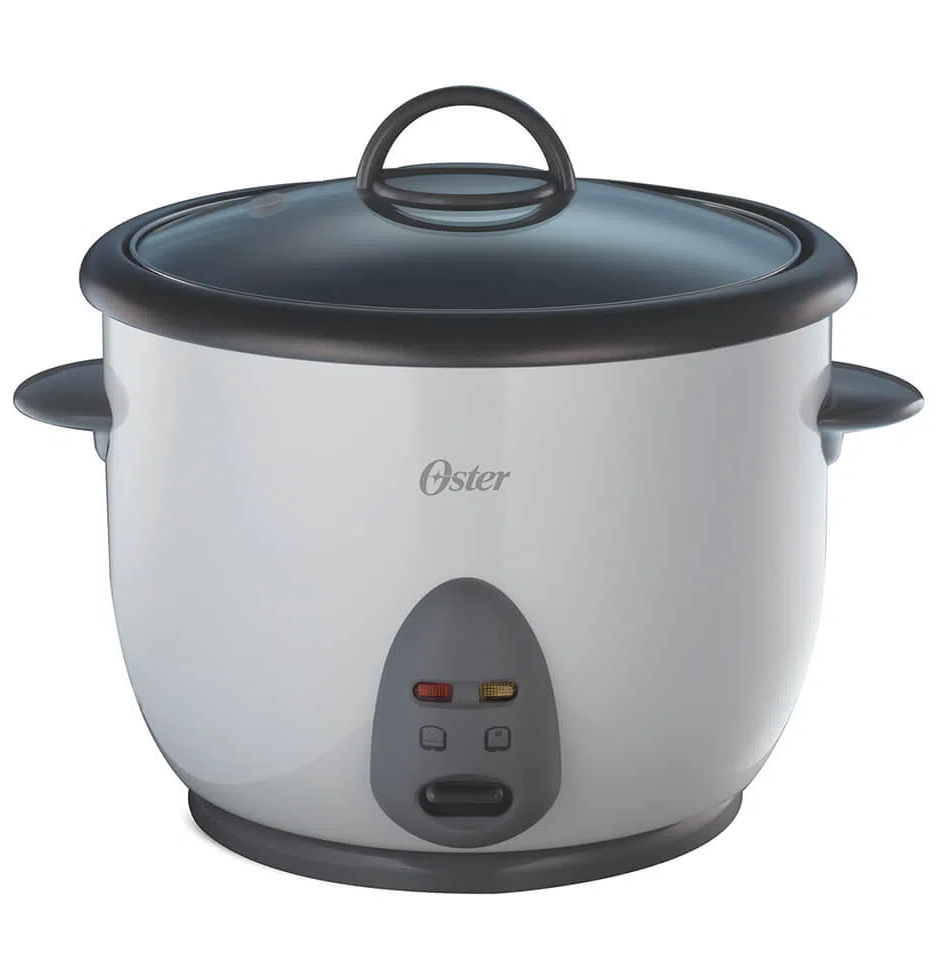 Olla Arrocera Oster Multiusos 10 Tazas Antiadherente Funcion De Mantener Caliente 700W Blanco