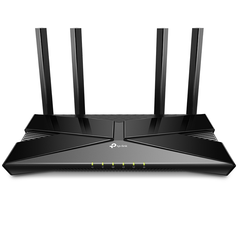 Router Tp-Link Wifi 6 Inalambrico 1500 Mbps Doble Banda 2.4 GHz Y 5 GHz Con MU-MIMO 4 Antenas Negro