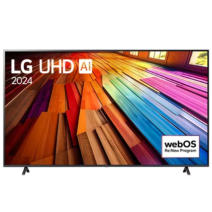 TV 86" LG LED UHD 4K Smart Procesador α5 AI 4K Gen7 Con AI Acoustic Tuning HDR10 Pro