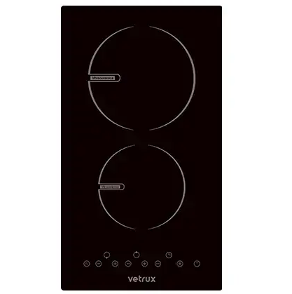 Tope Electrico 30 Cm Vetrux Prestige Temporizador Digital Vitroceramica Negro