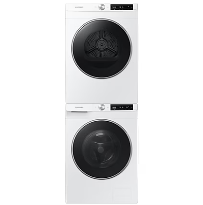 Combo Lavadora Y Secadora 11 Kg Samsung Smart Carga Frontal Blanco