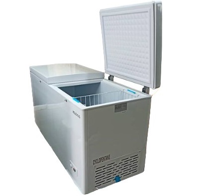 Congelador Horizontal 460 Lts Milexus 2 Ptas Plateado
