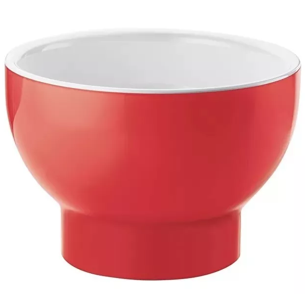 Bowl Guzzini Vintage 200 Ml Blanco Y Rojo