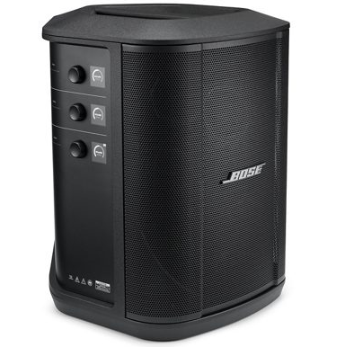 Corneta Bose S1 Pro+ Amplificada Con Bateria Bluetooth Conexion Inalambrica Para Instrumentos Negro