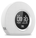 Corneta JBL Horizon Hotel Con Pantalla LCD Despertador Radio Bluetooth Luz Ambiental Blanco