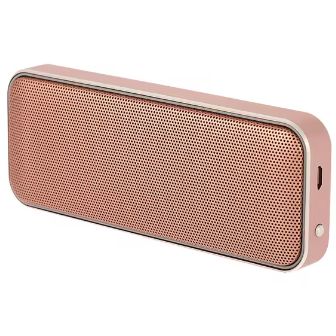 Corneta Kodak Portatil Recargable Con Bluetooth Microfono Rosa Dorado