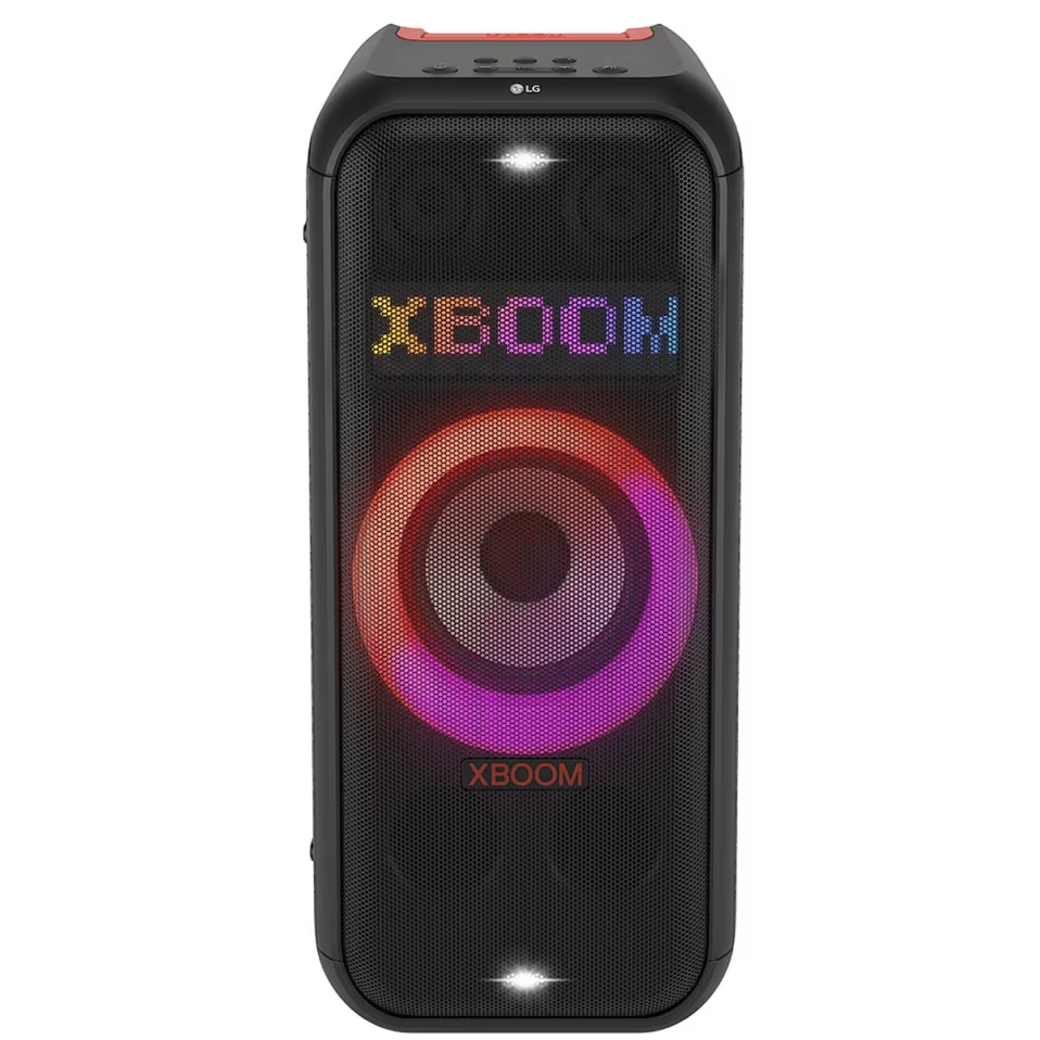Corneta LG Xboom Xl7S Recargable Portatil Con Bluetooth Pantalla Led Resistente A Salpicaduras 250W Negro