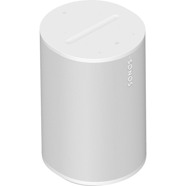 Corneta Sonos Era 100 Con Wifi Bluetooth Control Por Voz Y Tactil Aux Adaptador De Entrada Blanco