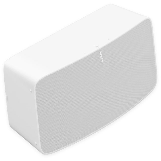 Corneta Sonos Five Con Wifi Control Tactil Doble Orientacion Resistente A La Humedad Blanco