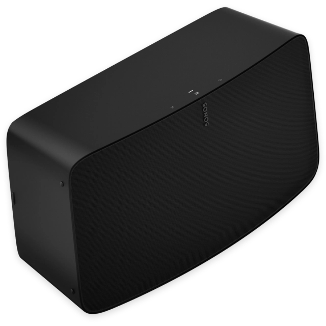 Corneta Sonos Five Con Wifi Control Tactil Doble Orientacion Resistente A La Humedad Negro