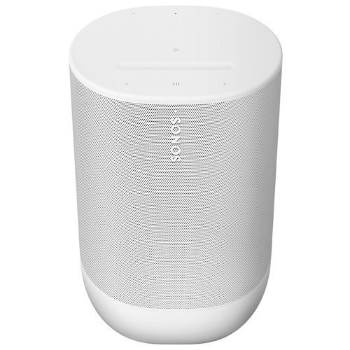 Corneta Sonos Move 2 Portatil Recargable Con WiFi Bluetooth Resistente Al Agua Y Polvo Blanco