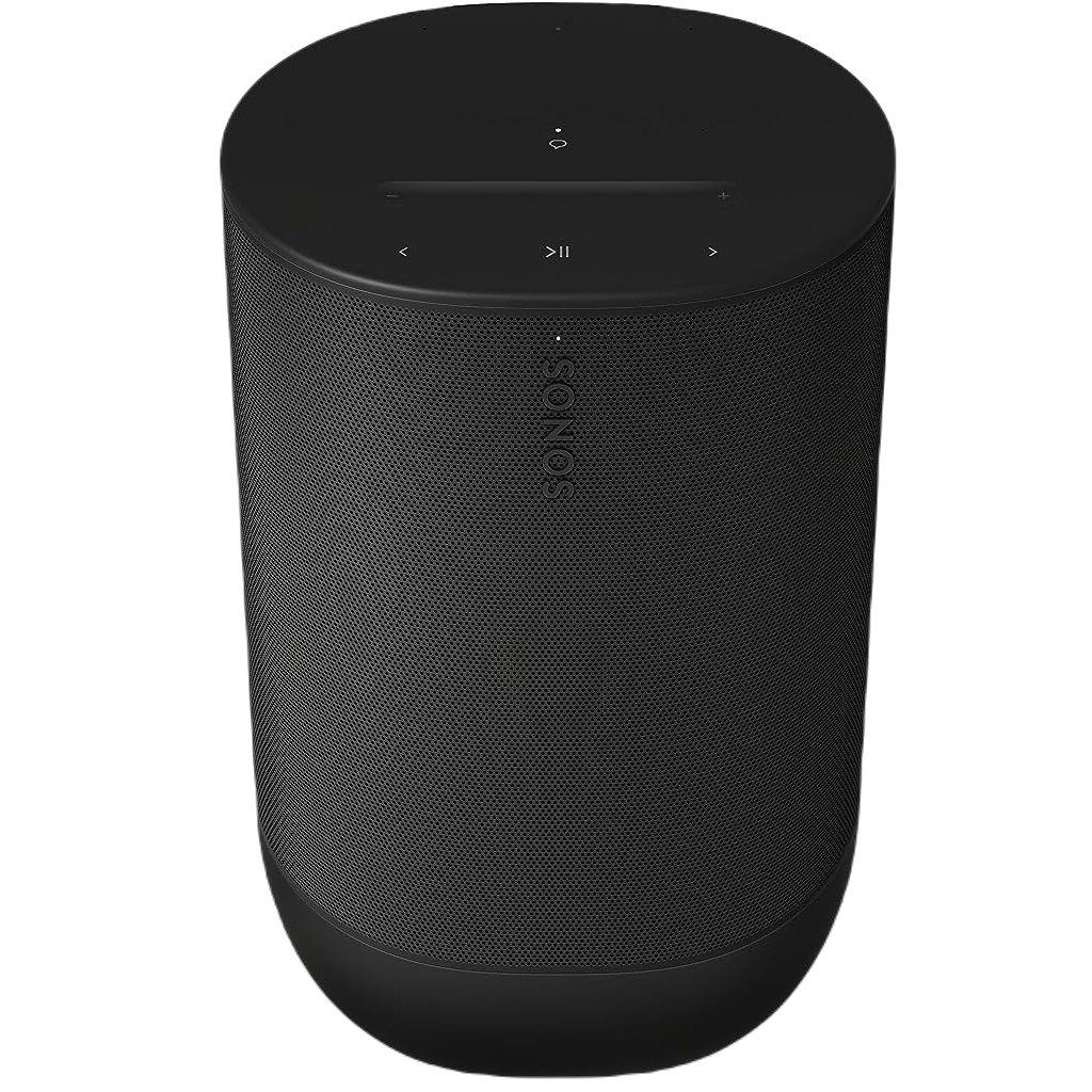 Corneta Sonos Move 2 Portatil Recargable Con WiFi Bluetooth Resistente Al Agua Y Polvo Negro