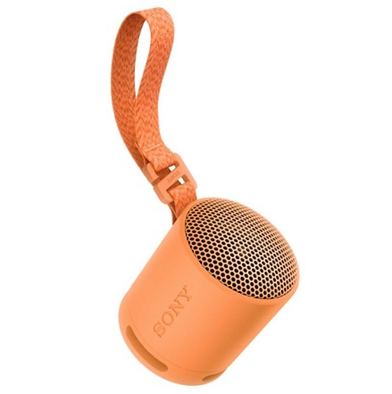 Corneta Sony Portatil Recargable Con Bluetooth Microfono Con Cancelacion De Eco Resistente Al Agua Y Polvo Naranja