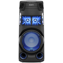 Corneta Sony V43D Portatil Con Bluetooth Tweeters De Allta Eficiencia Efectos De Iluminacion Control Por Gestos Negro