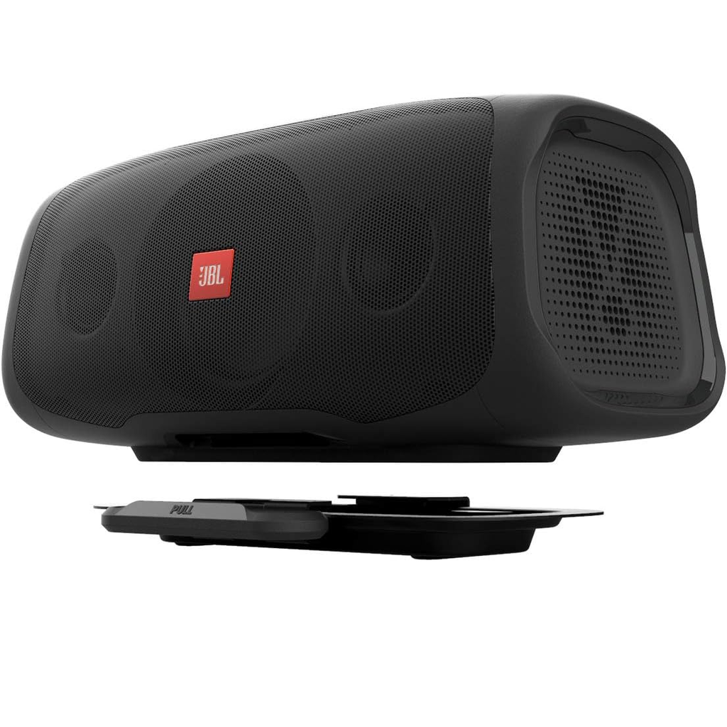 Corneta Y Bajo JBL Portatil Y Para Vehiculo Recargable Resistente A Salpicaduras 200W 100W Rms Negro