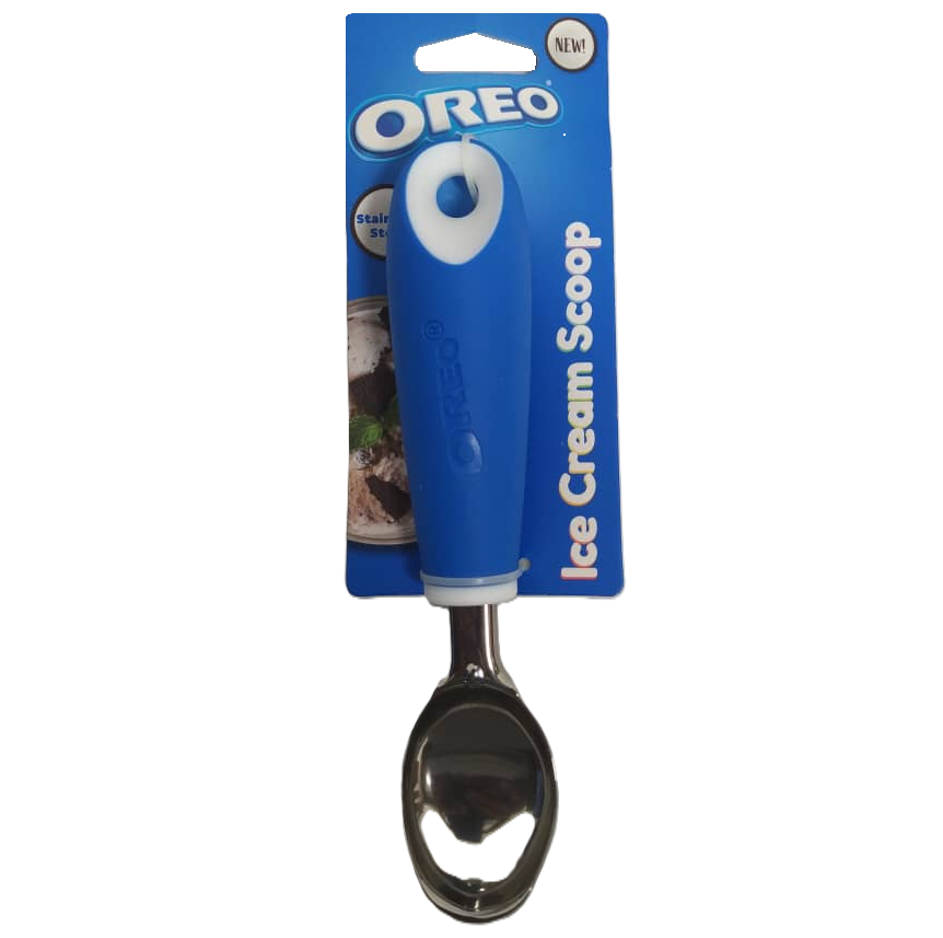 Cuchara Oreo Para Servir Helado Color Azul