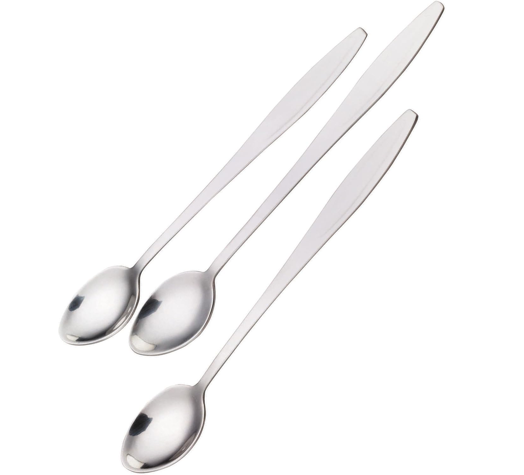 Cucharas Para Helado Kitchencraft 3 Pzas De Mango Largo Plateado