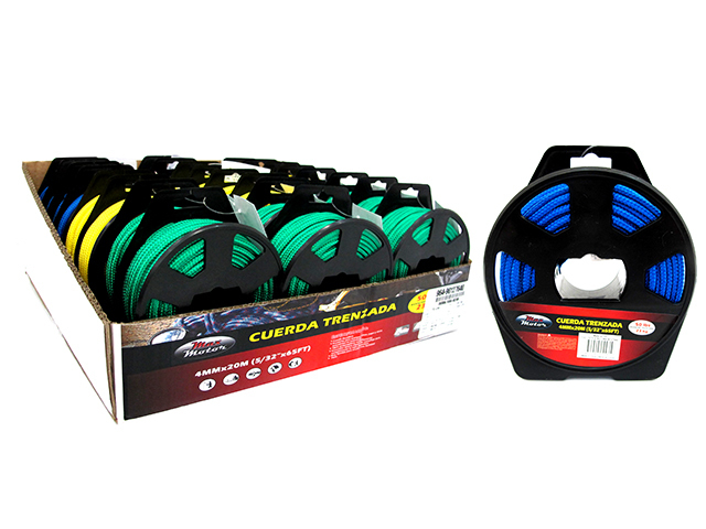 Cuerda Trenzada Max Motor 20 Mts 23 Kg Verde