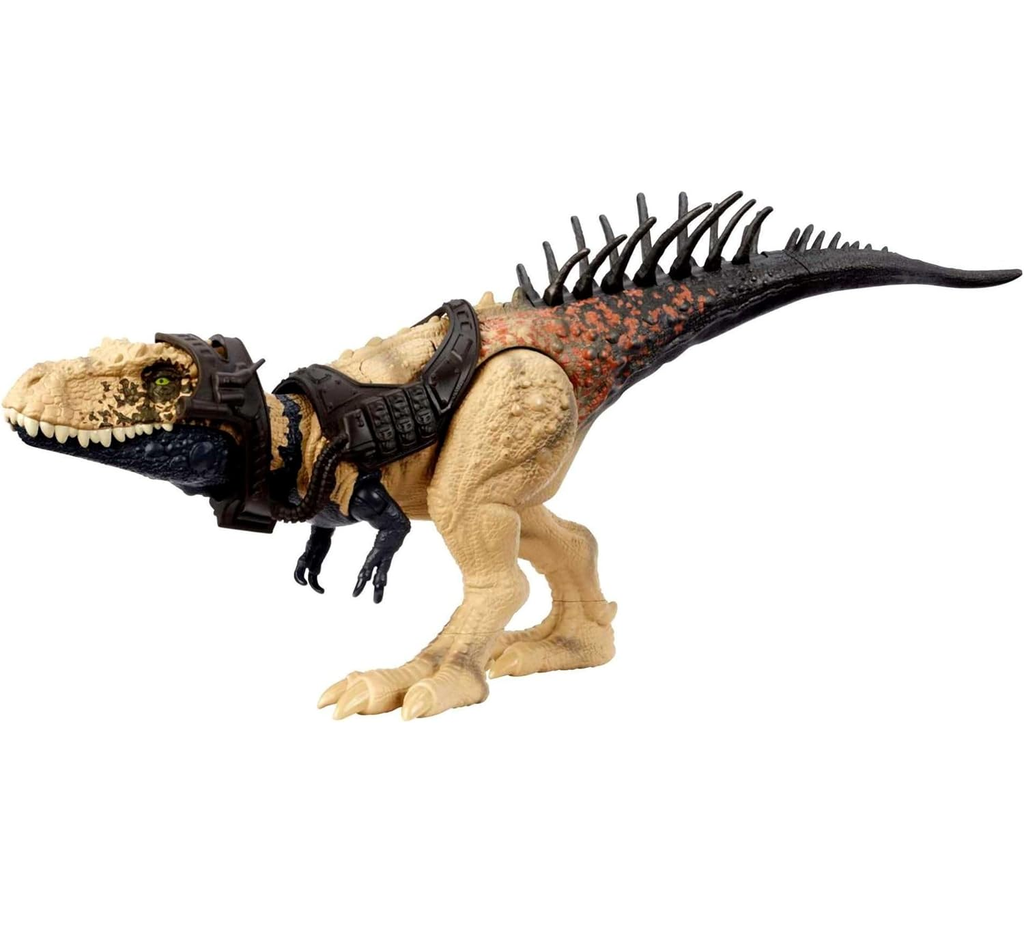 Dinosaurio Jurassic World Bistahieversor Con Movimiento Equipo De Seguimiento Y Juego Digital Beige Y Negro